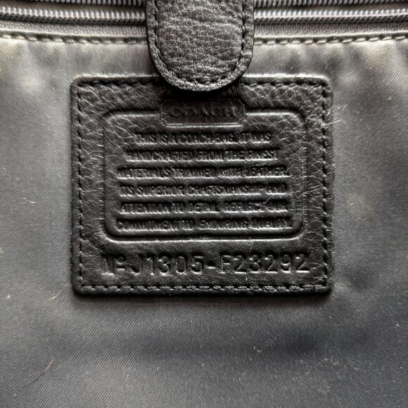 Pre-owned COACH Signature Canvas Leather Carryall Handbag - Picture 7 of 7